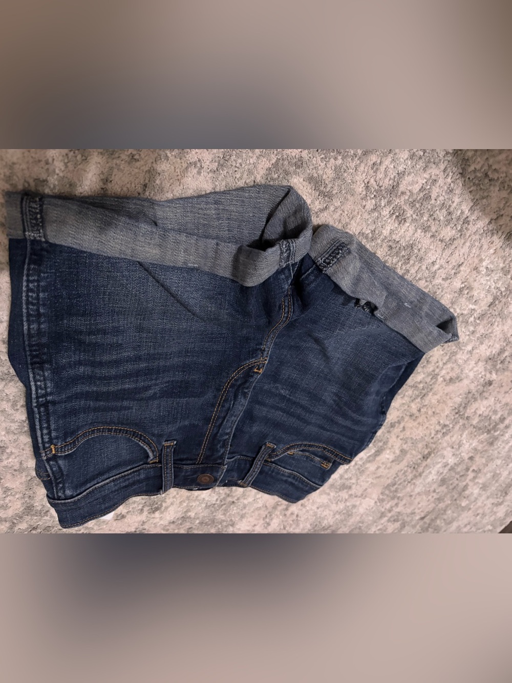Hollister Dark Blue Straight Leg Jeans